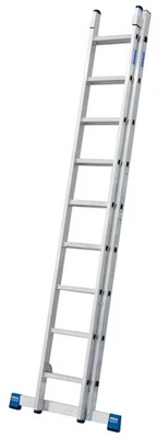 STABILO Sprossen-Schiebeleiter, zweiteilig Anzahl Sprossen: 2x9 - Bild 1 von 4