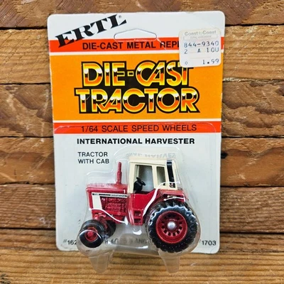 ERTL 1/64 SCALE DIE-CAST INTERNATIONAL 1086 TRACTOR PART#1620 Asst.#1703 NIB - Image 1 of 4
