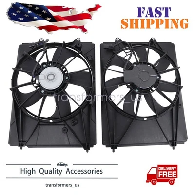 Ventilador radiador izquierdo y derecho para Acura MDX Honda Pilot Passport 2014-2022 Foto 1 de 4