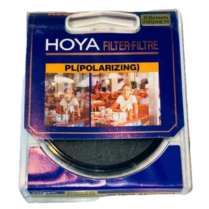 NEW Sealed Hoya Filter Pl Polarizing 58mm Pitch .75 58 mm Camera Lens Tokina Co - Picture 1 of 3