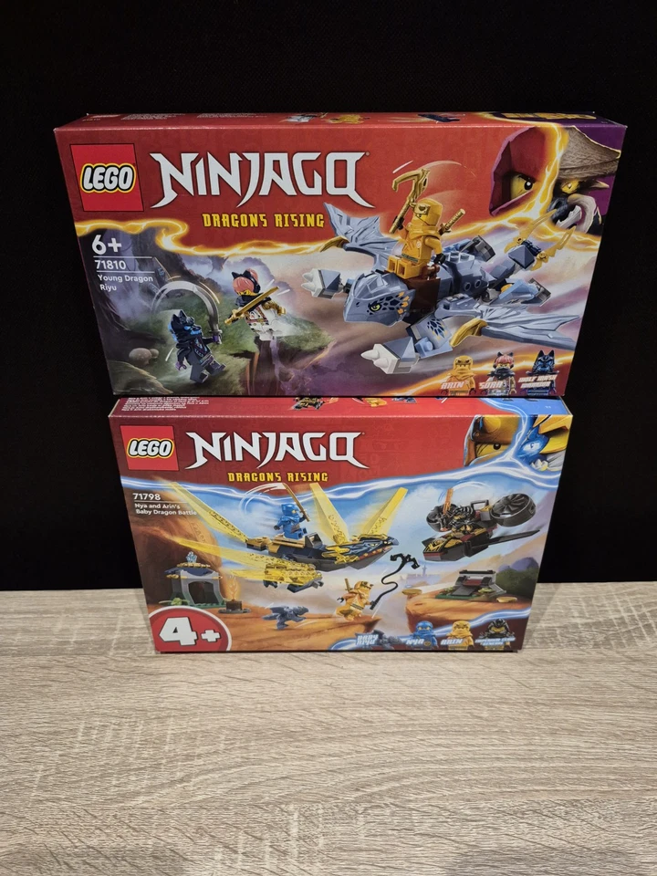 LEGO Ninjago Nya and Arin's Baby Dragon Battle 71798 + Young Dragon 71810 BNIB - Image 1 of 4