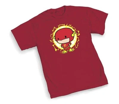 DC FLASH CUTIE Anime Style - RED ADULT Licensed T-Shirt  S-2XL - Image 1 of 2