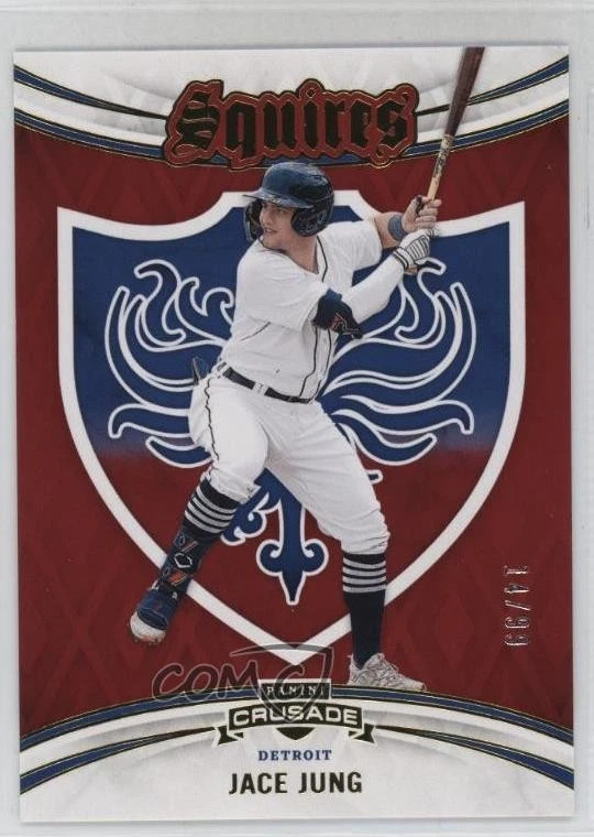 2024 Panini Crusade Squires Red /99 Jace Jung #33 - Image 1 of 2