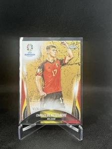 2024 Topps UEFA Euro Chrome Charles De Ketelaere Roman Numerals /XI Belgium /11 - Picture 1 of 2