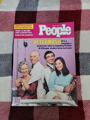  PEOPLE MAGAZINE OCTOBER 24 1983 AFTERMASH COVER BRIGITTE BARDOT,UNREAD LN  - Image 1 of 4