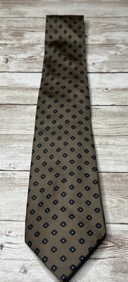 Lanvin Париж мужской галстук классический стиль 100% шелк ручной работы в Италии винтажный - Изображение 1 из 4