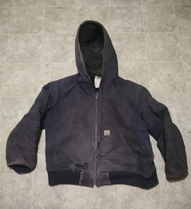 CARHARTT THRASHED 14806 JACKET DISTRESSED LARGE 0408 - Picture 1 of 16