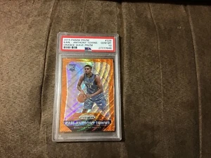 Karl- Anthony Towns Orange Wave Prizm #328 Mint 10 2015 RC ๐ฅ๐ฅ๐ฅ - Picture 1 of 3