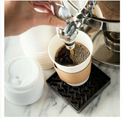 4" Square Drip Tray Newave Carlisle Food Service Products Black 1102003