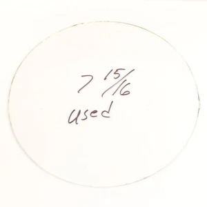 Flat Clock Glass 10-15/16 inches - Used Clock Part - RC1933 - Picture 1 of 2
