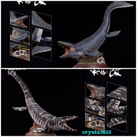 1/35 Nanmu Mosasaurus Lord of Abyss Leviathan Dinosaur Model Statue Figure Toy Cover