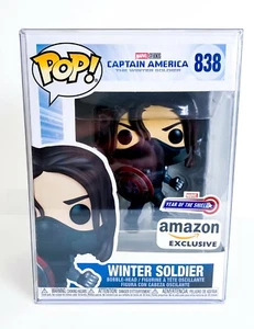Captain America - Winter Soldier YOTS Bucky Barnes 838 + Pop Protector Christmas - Picture 1 of 4