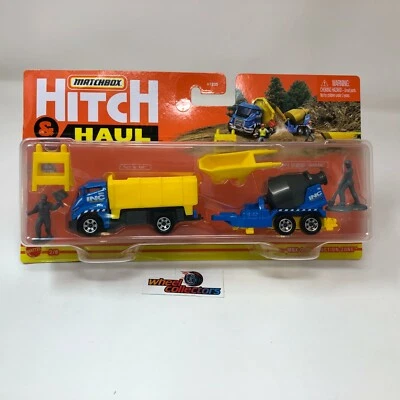Zona de construcción * con mezclador gris * Matchbox 2021 HITCH & HAUL JA10 Foto 1 de 3