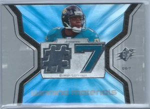 2007 SPx Football Winning Materials Byron Leftwich Jaguars #7 Jersey Card - Picture 1 of 2