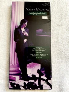 NANCI GRIFFITH SEALED LONGBOX CD LATE NIGHT GRANDE HOTEL PROMO HYPE STICKER LP - Foto 1 di 8