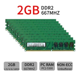 16GB 8GB 4GB 2GB PC2 5300U DDR2 667Mhz 1.8V DIMM Desktop Memory For Samsung LOT - Picture 1 of 16