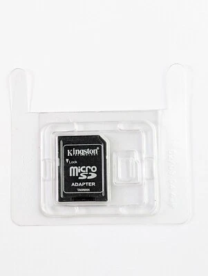 Genuine OEM Kingston microSD to Full Size SD Adapter in Plastic Holder -  Taiwan - Immagine 1 di 4
