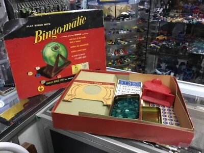 Rare Bingo game Bingo-matic Classic Rare VTG Board Game 1954 as-is - Image 1 of 4