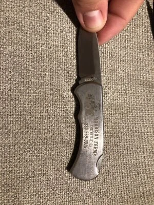 Navaja de bolsillo Morrison Farm RUKO RUKO073 de acero inoxidable plegable con bloqueo trasero 18 Foto 1 de 4