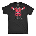 Herren Weihnachtsmann Körper T-Shirt lustig Weihnachten Party St. Nikolaus Anzug T-Shirt für Jungs