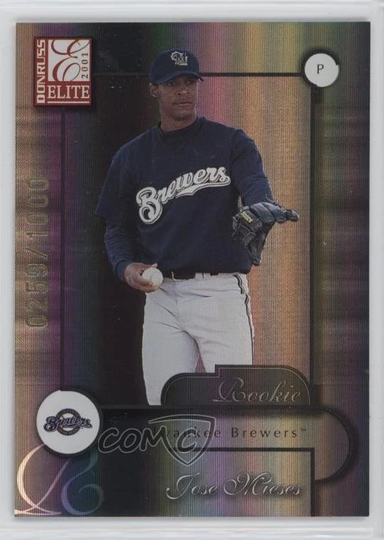 2001 Donruss Elite Rookie /1000 Jose Mieses #175 Rookie RC - Image 1 of 2