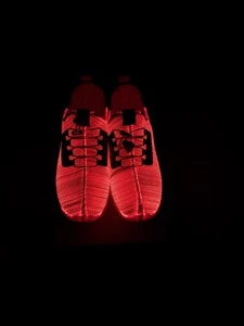 Scarpe NFL New England Patriots Light Up Uomo Taglia 7 1/2 Ufficiali - Foto 1 di 24
