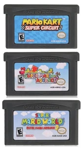 Super Mario Advance ,Mario Kart Game Cartridge For-Gameboy-Advance GB-GBA-NDS - Picture 1 of 7