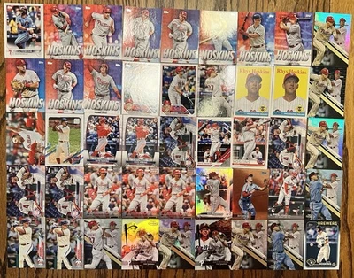 Rhys Hoskins Topps Baseball Card Lot Philadelphia Phillies - 45 Cards - Image 1 of 4