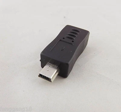 1x Mini USB 5 Pin Male Plug To Female Jack Extension Converter Adapter Connector - Image 1 of 4