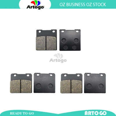 Pastillas de freno delanteras + traseras para motocicleta Suzuki GSXR 750 F/G/H GR75A 1985 1986 1987 Foto 1 de 3