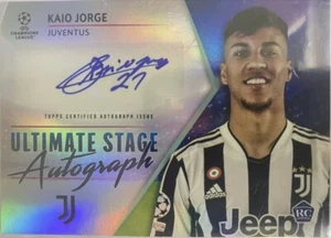Kaio Jorge 2022 Topps UEFA Ultimate Stage Autographs (69/150) Juventus Brazil RC - Bild 1 von 2