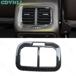 For Volkswagen Tiguan 2017-21 Real Carbon Fiber Rear Seat Air Outlet Vent Cover - Picture 1 of 4