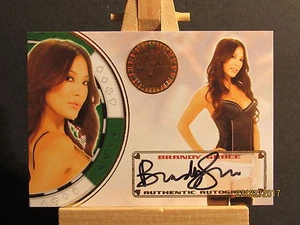 2013 Bench Warmer Vegas Baby Autogramme #52 Brandy Grace - Bild 1 von 1