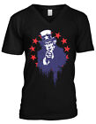 Uncle Sam - USA Pride America 4th of July Mens V-neck T-shirt