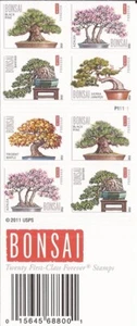 US Stamp - 2012 Bonsai Booklet of 20 Forever Stamps Scott #4618-22 - Picture 1 of 1