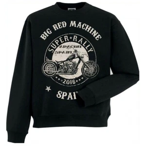 49 Hells Angels Superrally Support81 sweater  Big Red Machine Black - Bild 1 von 3