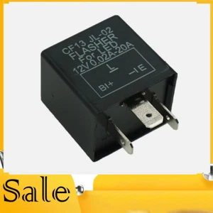 3-Pin Car Flasher Relay Fix Light LED Lamp Turn Signal Hyper Flash CF13 JL-02 - Picture 1 of 13