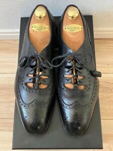 Ralph Lauren Purple Label Edward Green Ghillie shoes Black US8.5