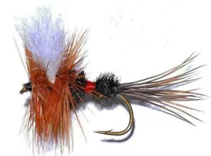 10 Royal Wulff Dry Fly Fishing Flies - Picture 1 of 3