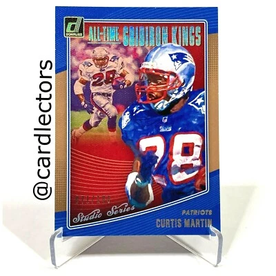2018 Panini Donruss CURTIS MARTIN All-Time Gridiron Kings #AGK-18 Studio Series - Image 1 of 3
