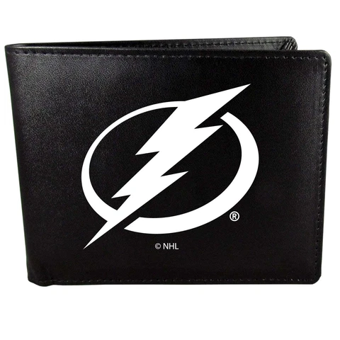 Siskiyou Sports NHL Unisex Tampa Bay Lightning Bi-fold Wallet Large Logo Cover
