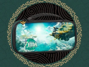 RDS *OFFICIAL* Deluxe Travel Case *ZELDA TEARS OF THE KINGDOM EDITION* (Switch) - Picture 1 of 10