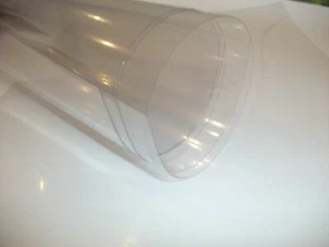 Roll of Clear PVC Acetate .Available in both 250 and 400 micron 129cm x 10 m - Picture 1 of 1