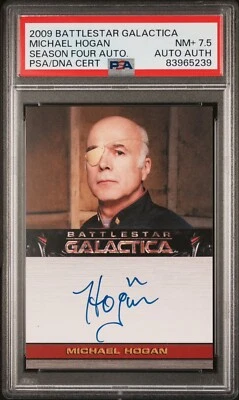 2009 Battlestar Galactica PSA/DNA 7.5 Autograph Michael Hogan Auto Trading Card - Image 1 of 4