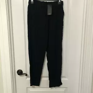 Shinestar Women's Pants Elastic Waist Pockets Regular Fit Black Size Medium NWT - Picture 1 of 9
