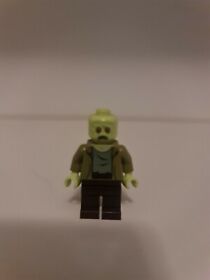 LEGO Scooby-Doo Zeke Zombie Minifigure Red Eyes Buttons on Back 75902 Genuine