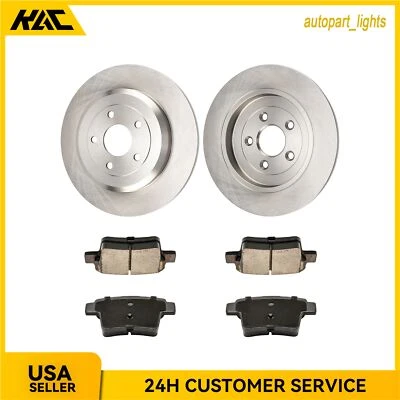 Rotores de frenos traseros pastillas de cerámica para Ford Five Hundred Freestyle 2005-2007 Foto 1 de 4