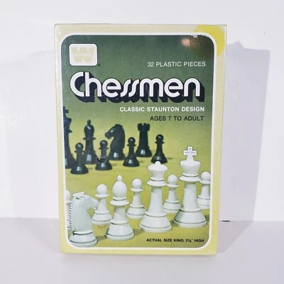 Whitman Chessmen 4690 diseño Staunton 1974 de colección sellado Western Publishing Company Foto 1 de 4