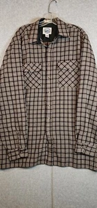Bay Area Traders Flannel Shirt Size L/ Tall Mens Button Down . Multi. Color Brwn - Picture 1 of 8