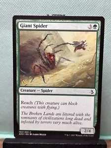 MTG TCG: Giant Spider 266/269, Amonkhet - Picture 1 of 1